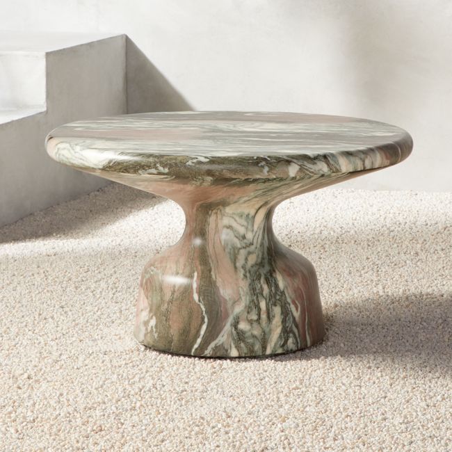 Trieste Coffee Table Cb2 Havenly, Cb2 Cement Coffee Table Dupe