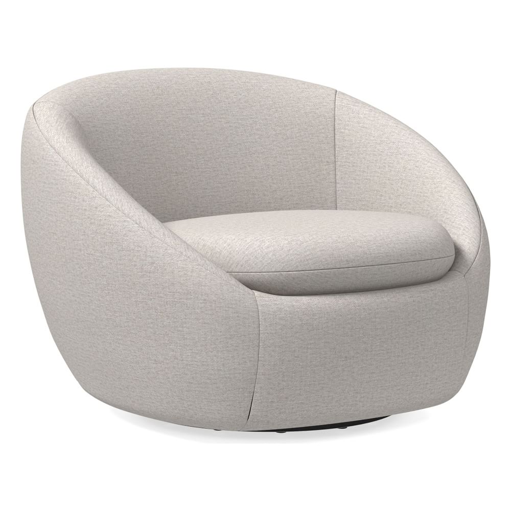 Cozy swivel best sale chair west elm