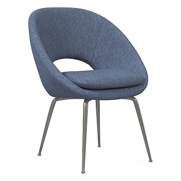 orb velvet dining chair