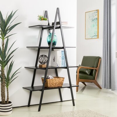 Hembly Ladder Bookcase Wayfair Havenly, Senoia A Frame Ladder Bookcase Design