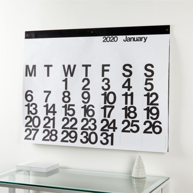 Stendig 2020 Wall Calendar Crate and Barrel Havenly