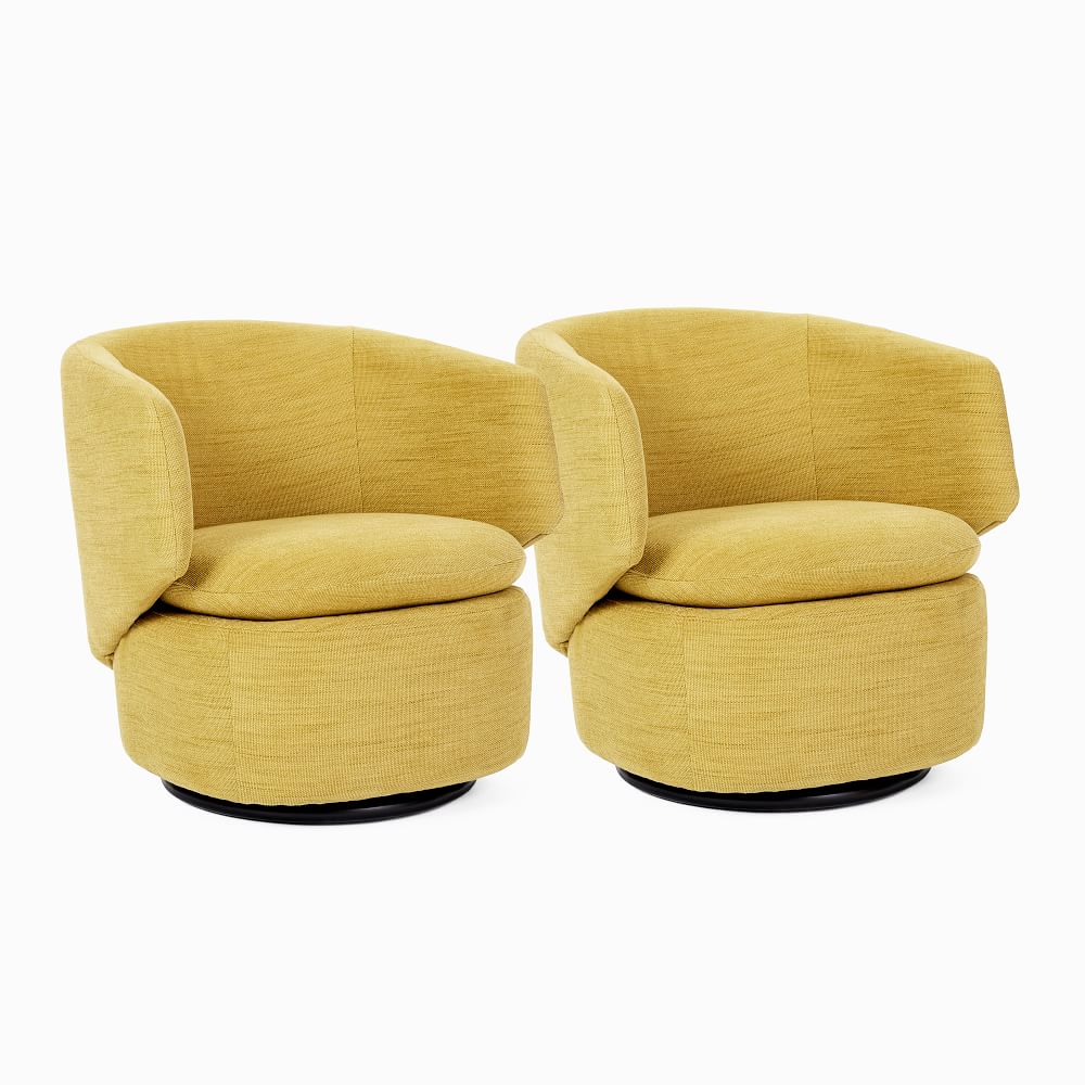 Crescent swivel outlet chair west elm