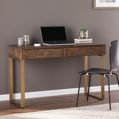 bovina solid wood writing desk