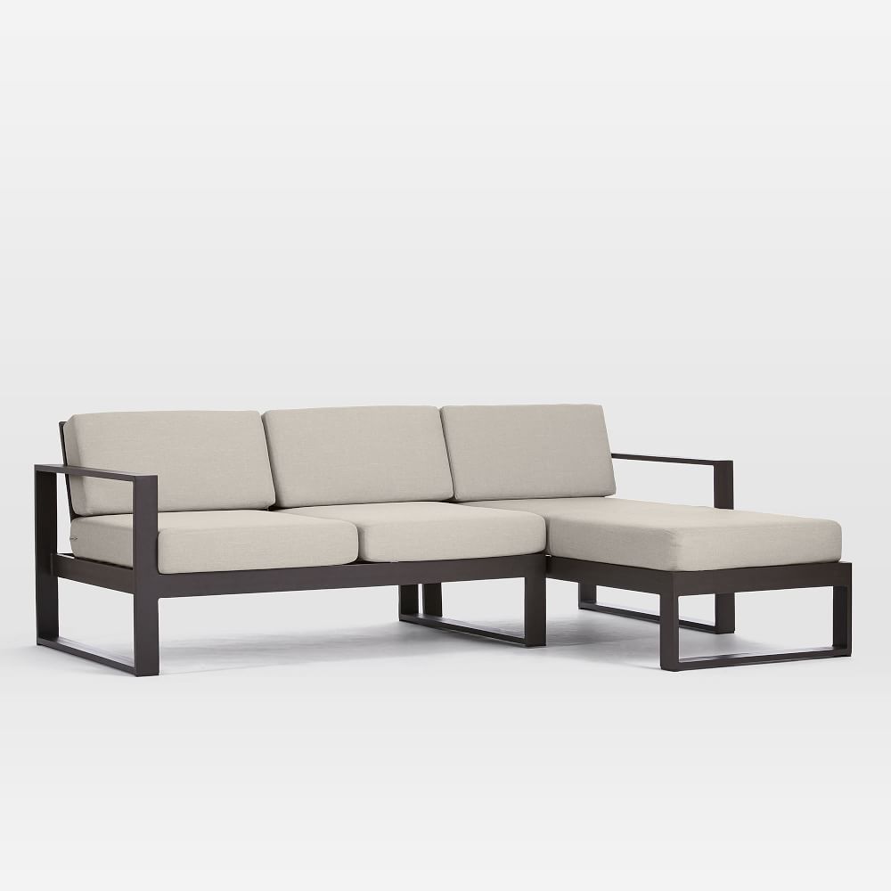 West Elm - Portside Aluminum Outdoor 2 Piece Sectional Collection