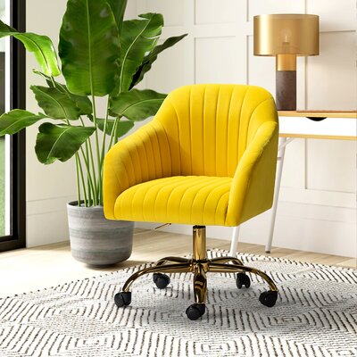 mendell velvet task chair