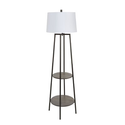 bart floor lamp with shelves