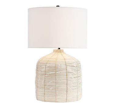 seagrass table lamp