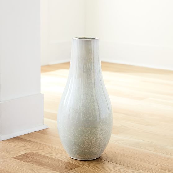 Reactive Floor Vases, Tall, White West Elm Havenly