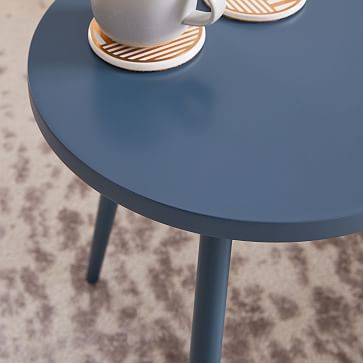 Mitzi side deals table petrol blue