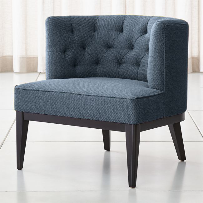 Grayson Tufted Chair Crate and Barrel Havenly