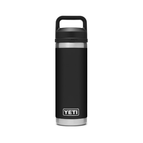 YETI Rambler Bottle with Straw Cap Lid, 18-Oz., Black - Williams Sonoma ...