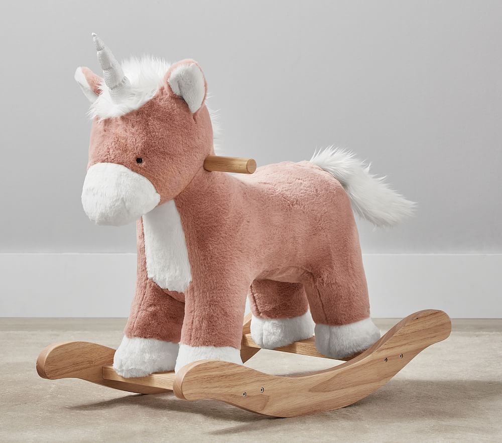 pottery barn unicorn rocker