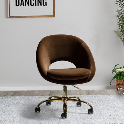 lourdes velvet task chair