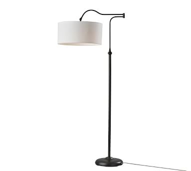 forty west reagan oil rubbed bronze adjustable arc floor lamp