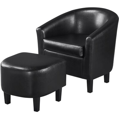 adisen cloud barrel chair and ottoman