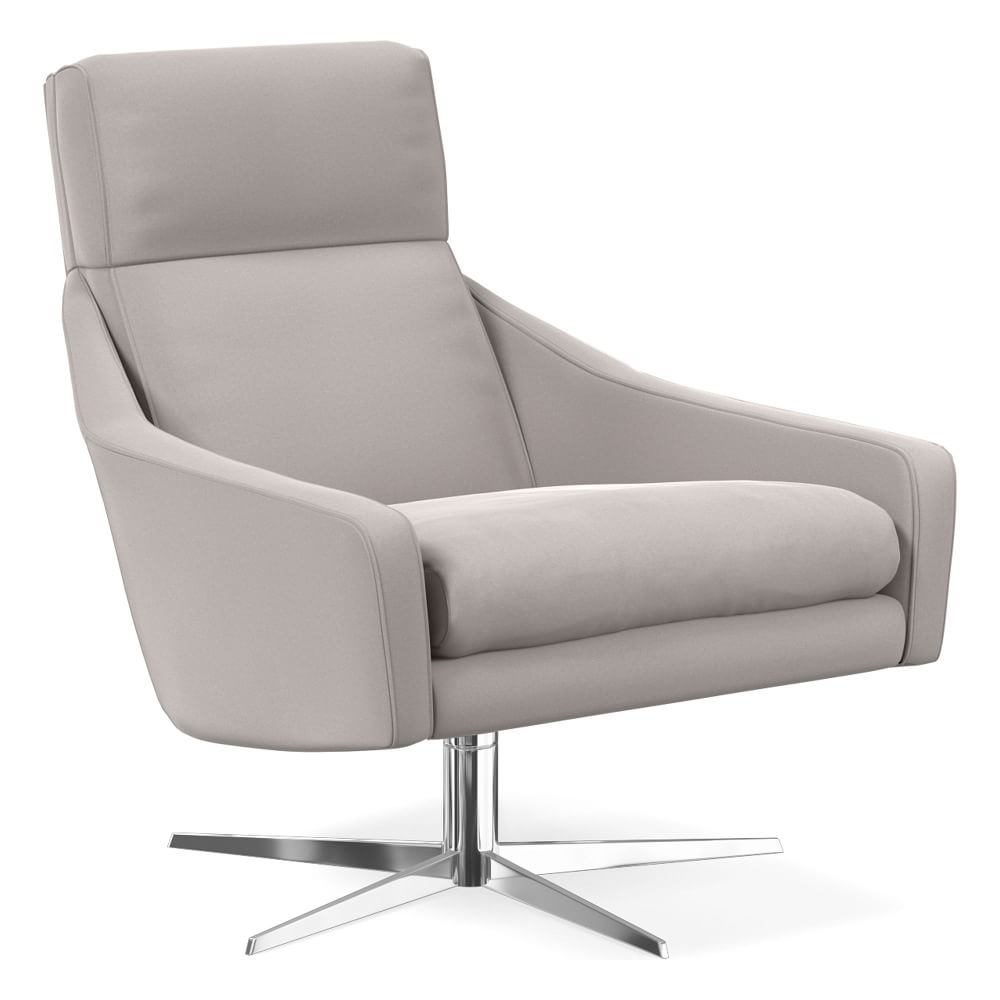 West elm austin online swivel chair