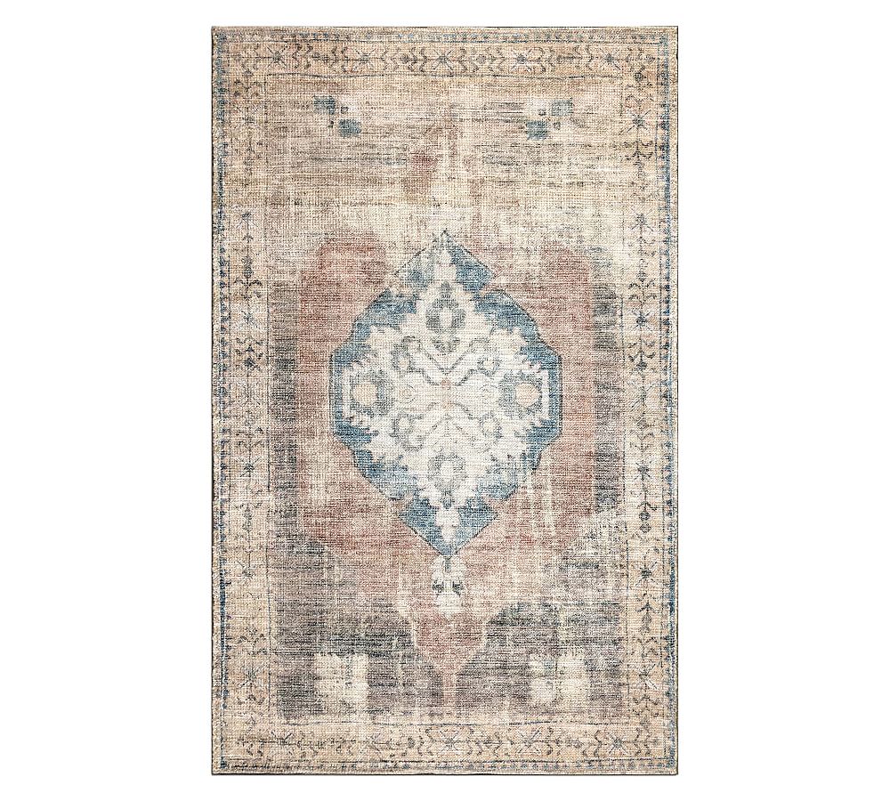 Persyn Handwoven Jute Chenille Rug, 9' x 12', Warm Multi Pottery Barn