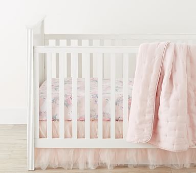 Pottery barn cheap crib bumper safety