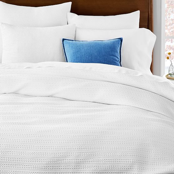 west elm waffle duvet