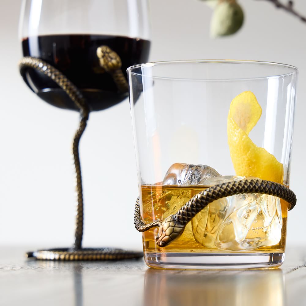 Metal Snake Glassware