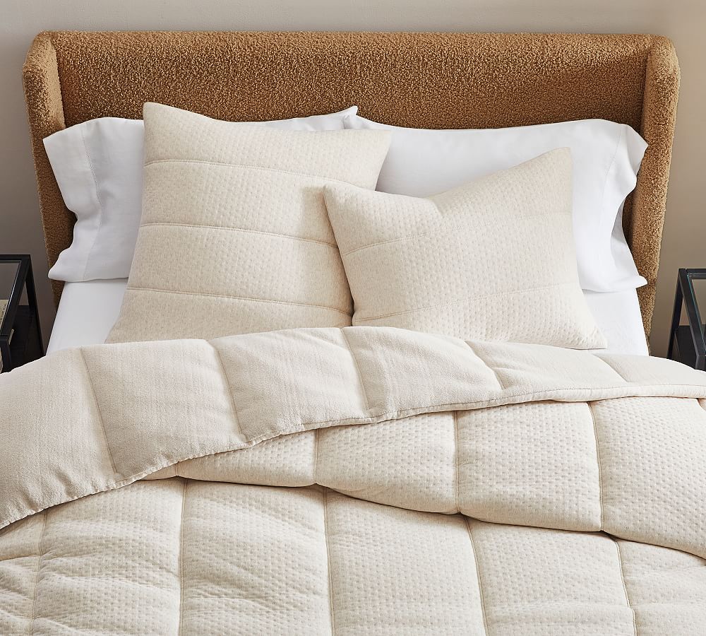 Oatmeal Cozy Comforter, King/Cal. King Pottery Barn Havenly