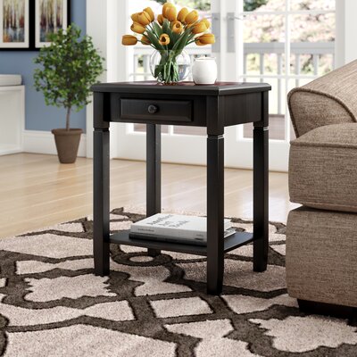 pittard end table with storage