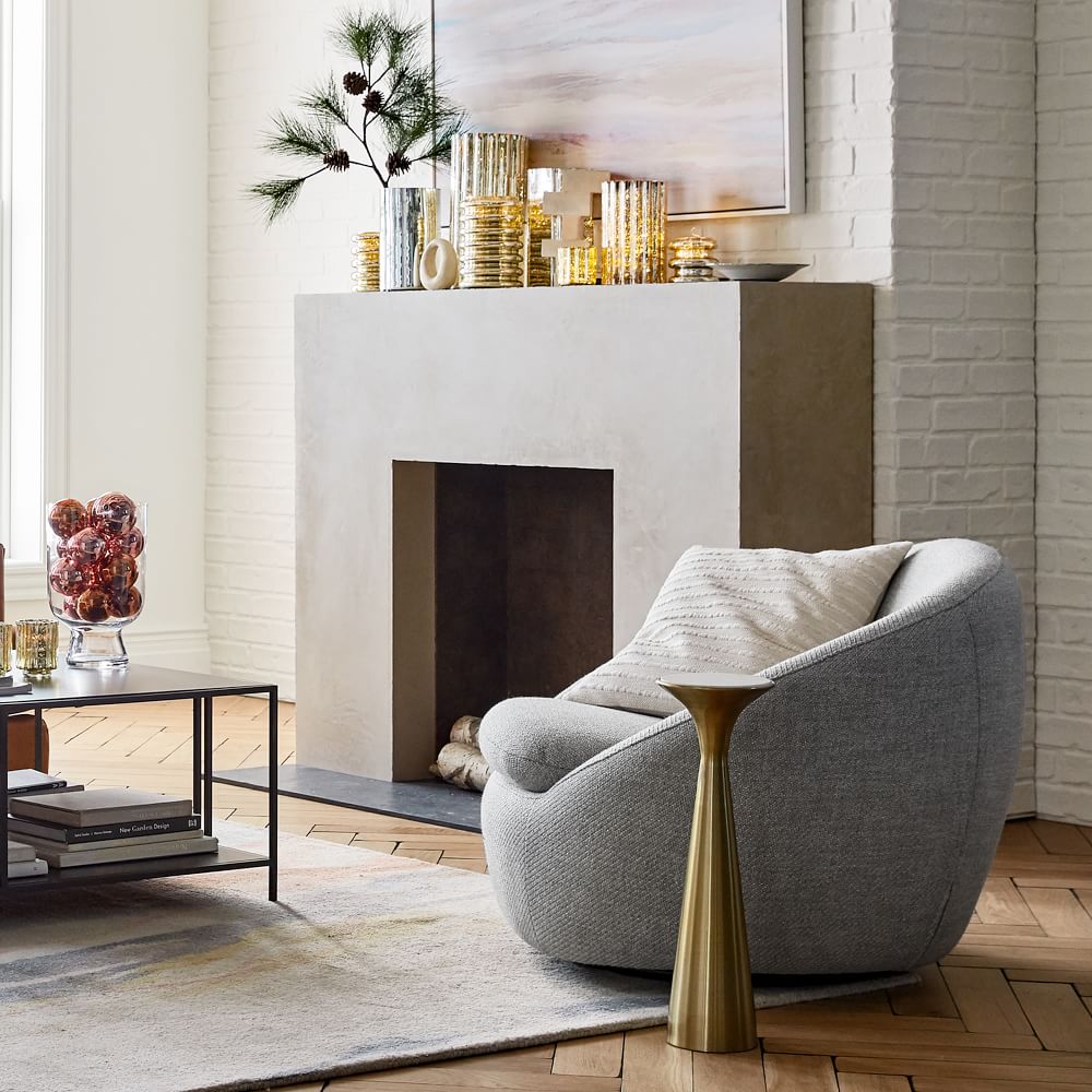 West Elm Open Box Cozy Swivel Chair Collection