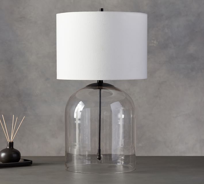 bennett recycled glass table lamp