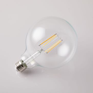 led light bulb clear large globe