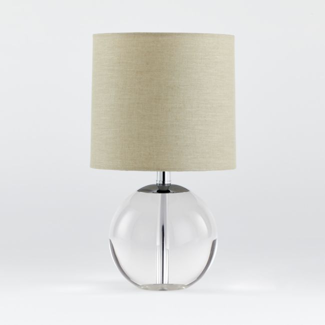 sybil globe crystal table lamp