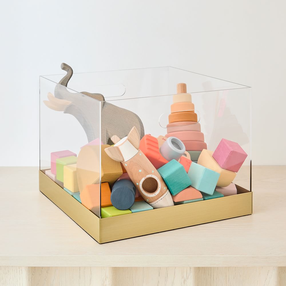 West Elm - Cp Acrylic Brass Nursery Storage Collection