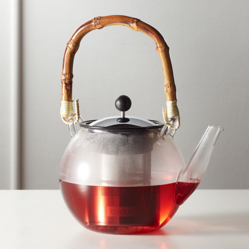 CB2 - December 2020 Lookbook - Bodum Assam Tea Press with Bamboo Handle