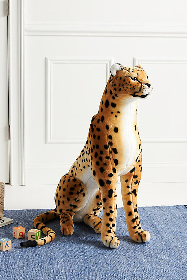 Melissa & Doug 34" Cheetah Giant Stuffed Animal New Free Ship