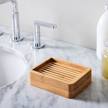 Brockton Bamboo Bathroom Accessories