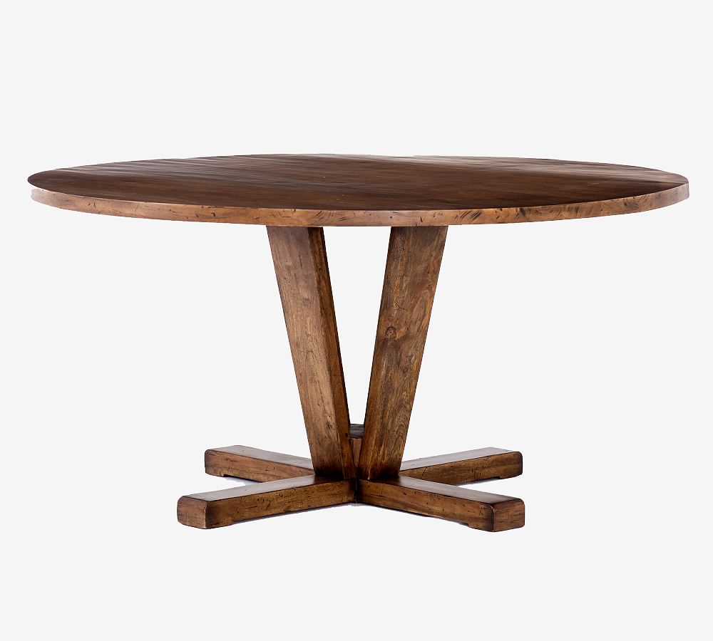 parkview reclaimed wood round dining table