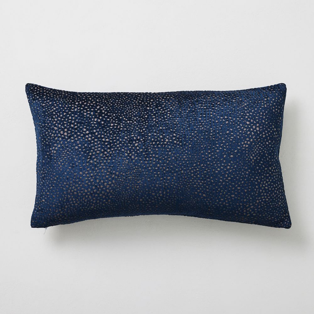Dotted Chenille Jacquard Pillow Cover - Clearance