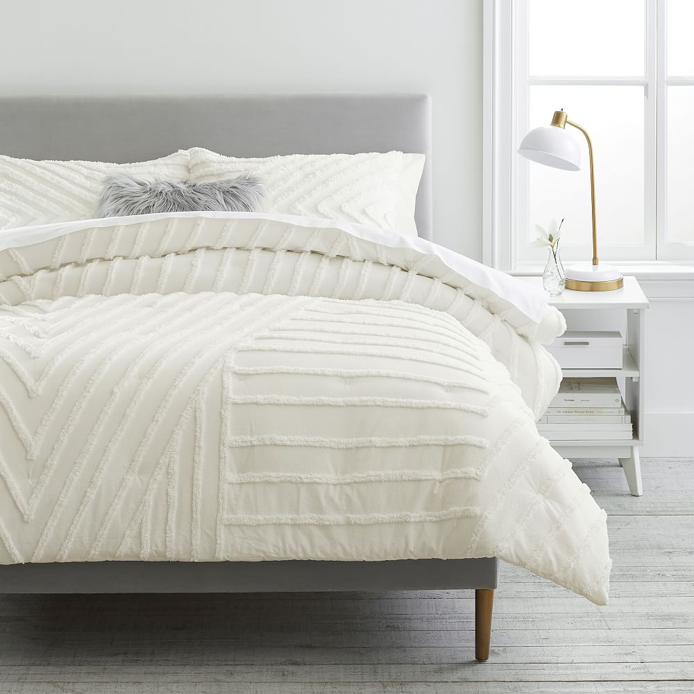 Modern Artisan Comforter And Sham Twin Twin Xl Ivory Pottery Barn