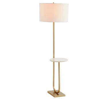 Delaney Marble Floor Lamp Antique, Pottery Barn Chelsea Floor Lamp With Tray