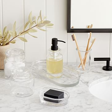 Black Marble Vintage Luxe Bath Accessories