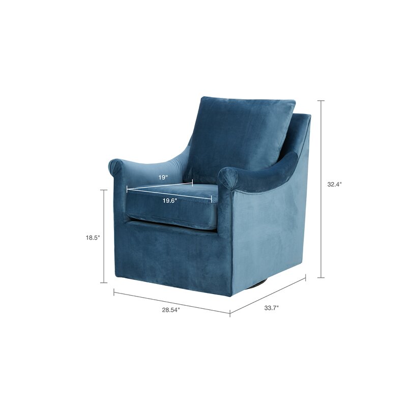 lundell swivel armchair