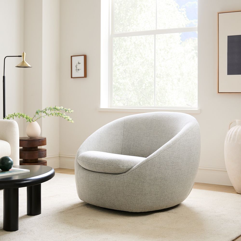 West Elm Cozy Swivel Chair Collection