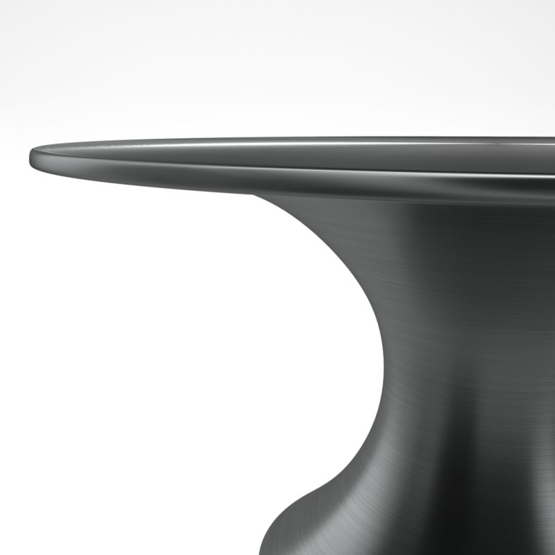 valter gunmetal drink table