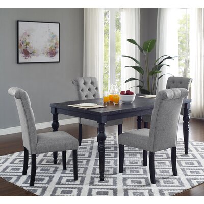 Evelin solid outlet wood dining set