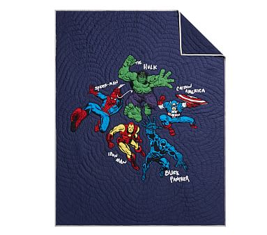 Pottery barn avengers on sale bedding