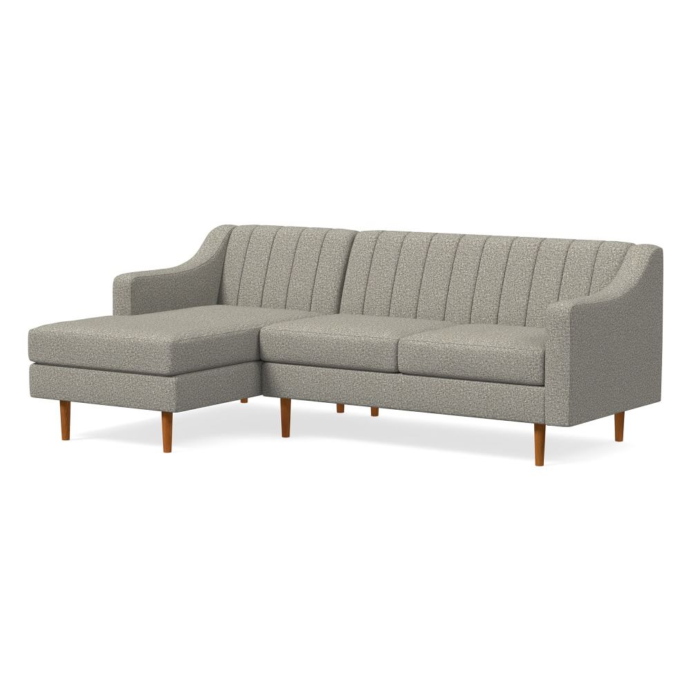 Olive Sectional Set 08: Olive Channel Back Swoop Arm Right Arm Sofa ...