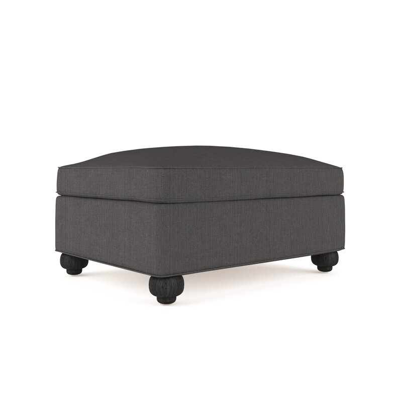 Tandem Arbor Walker Ottoman Upholstery Color: Gray - Perigold | Havenly