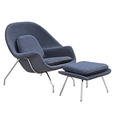 pemberton lounge chair and ottoman