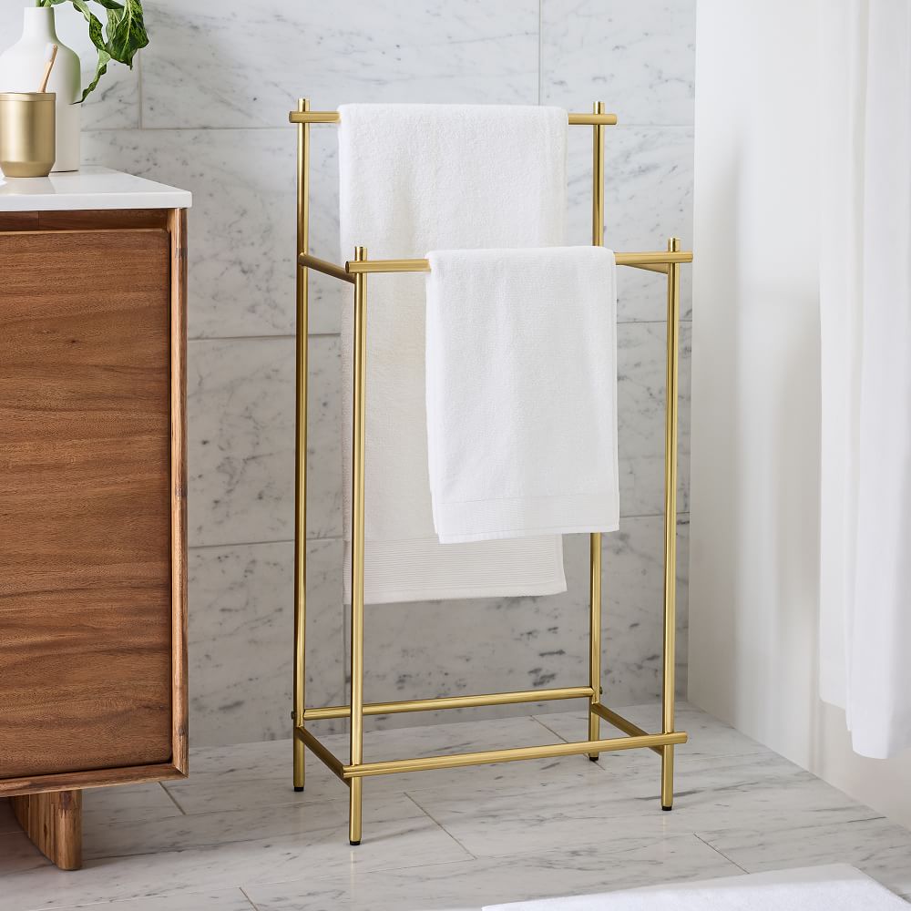 Free standing towel rack new arrivals