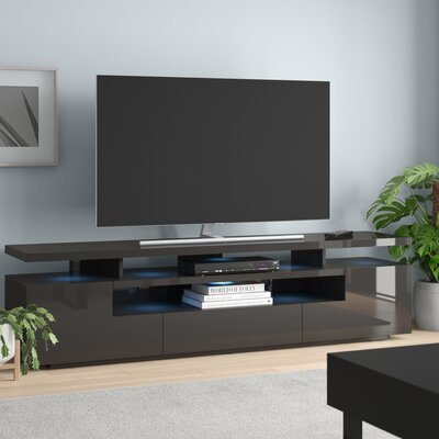 Delrosario tv stand for tvs up to 90 deals inches