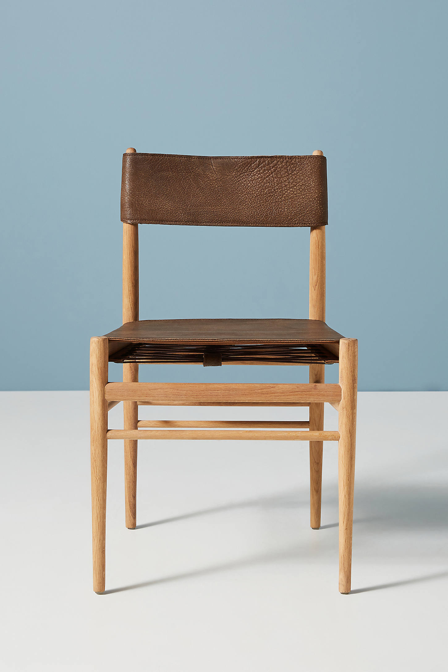 Leather sling chair cheap anthropologie